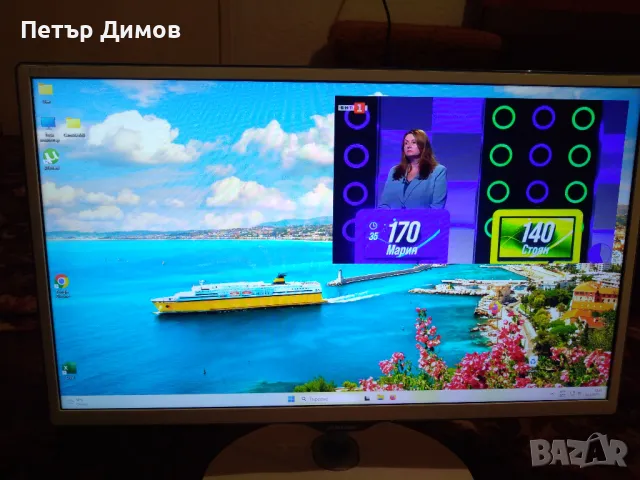 TV+PIP+MONITOR-SAMSUNG LT24D391 EW/EN Бял., снимка 2 - Телевизори - 50057128