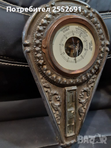 Барометър , снимка 2 - Антикварни и старинни предмети - 36466638