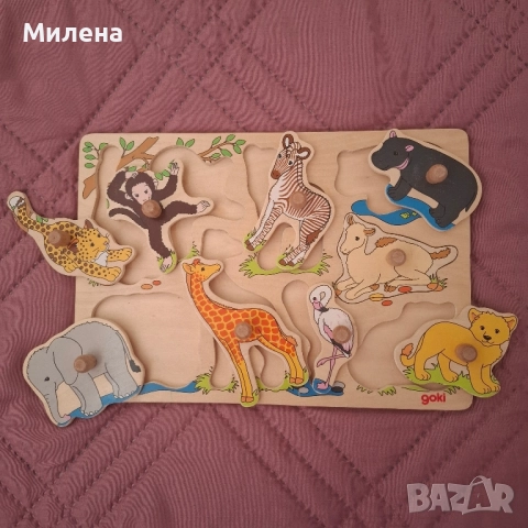 Дървени образователни игра Goki и Playtive , снимка 7 - Образователни игри - 50419328