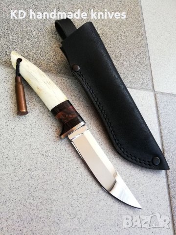 Ръчно изработен ловен нож от марка KD handmade knives ловни ножове, снимка 17 - Ловно оръжие - 30284314