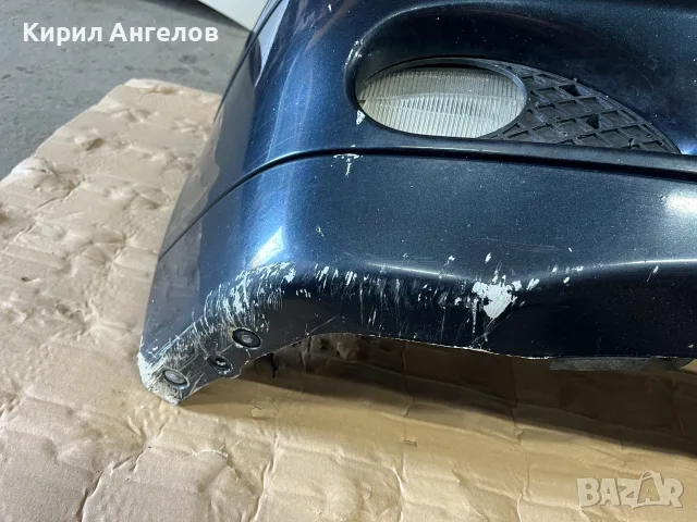 Предна броня за Mercedes C-class W203 преди фейс (цвят 189), снимка 4 - Части - 56144335