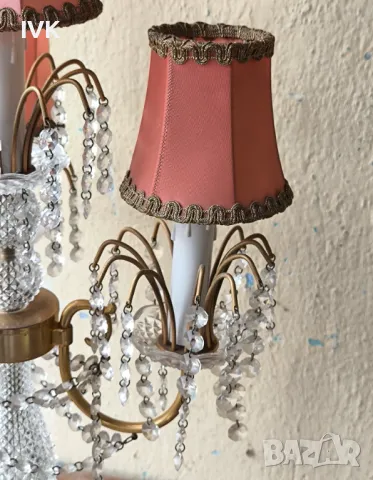 Кристална настолна лампа , снимка 10 - Антикварни и старинни предмети - 49966637