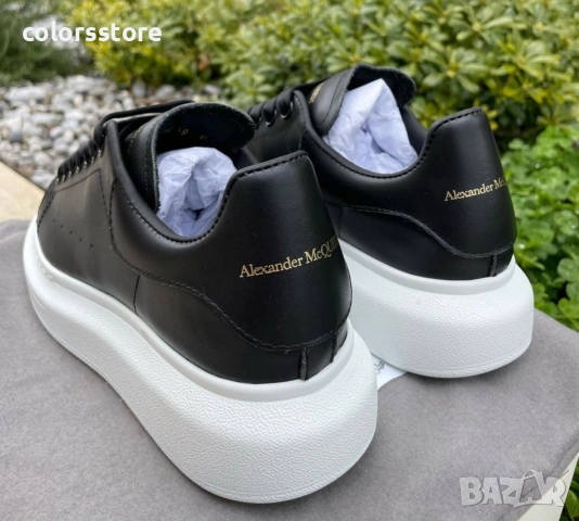 Черни кецове Alexander McQueen/BR48f, снимка 4 - Кецове - 54005473