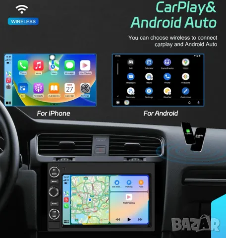 Мултимедия за, FORD, F150, F250, F350, Escape, Focus, Mustang, Навигация, 2DIN, двоен дин плеър Форд, снимка 3 - Аксесоари и консумативи - 49333154