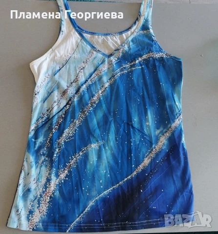 Дамски потник в синьо, снимка 2 - Потници - 50693061