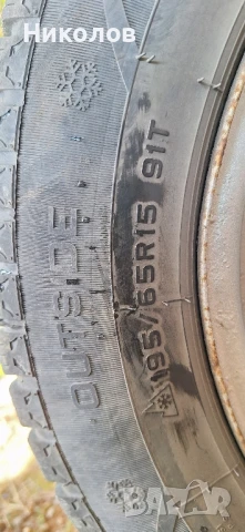 джанти със зимни гуми 15 " , снимка 7 - Гуми и джанти - 51407156