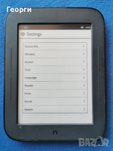 четец NOOK Simple Touch, снимка 4 - Електронни четци - 53155962