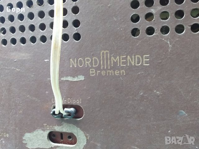 NORDMENDE BREMEN 186-WU Радио 1951г, снимка 10 - Радиокасетофони, транзистори - 29514768