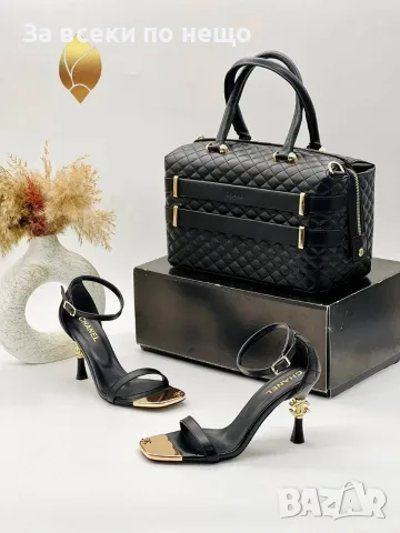 Chanel Дамски Чехли На Ток Шанел - Различни Цветове Код SEM-297, снимка 7 - Чехли - 55783002