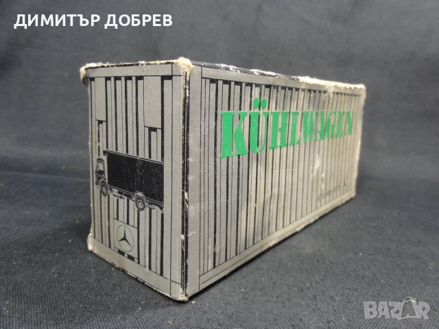 1/50 СТАРА РЕТРО МЕТАЛНА КОЛИЧКА МАЩАБЕН МОДЕЛ КАМИОН MERCEDES-BENZ CONRAD GERMANY, снимка 2 - Колекции - 51670409