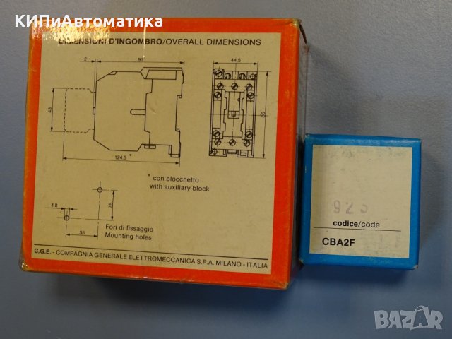контактор General Electric CGE CA2F2 11 AC3 110V, снимка 14 - Резервни части за машини - 42539547