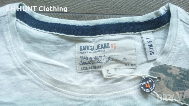 GARCIA JEANS Mens T-Shirt Размер XL мъжка тениска 43-68, снимка 4 - Тениски - 53308482