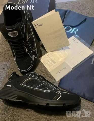 DIOR В30 мъжки маратонки висок клас реплика, снимка 7 - Маратонки - 51663112