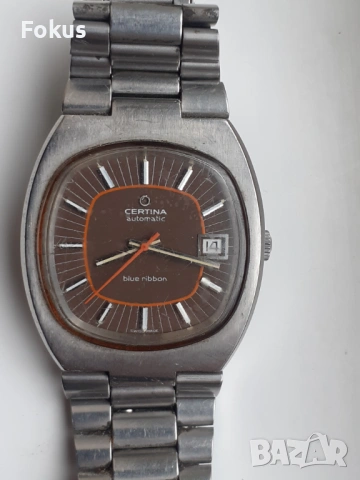 Колекционерски мъжки часовник Certina автомат - работи, снимка 2 - Антикварни и старинни предмети - 54070627