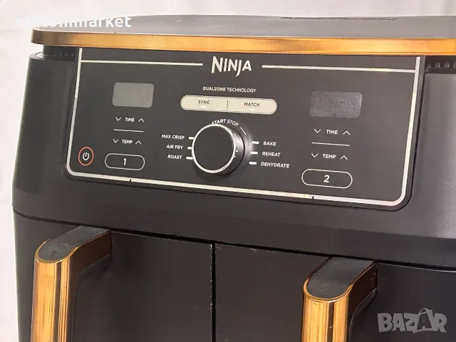  Еър Фрайър Ninja Foodi MAX Dual Zone AF400EUCP (9.5L), снимка 2 - Фритюрници - 55949574