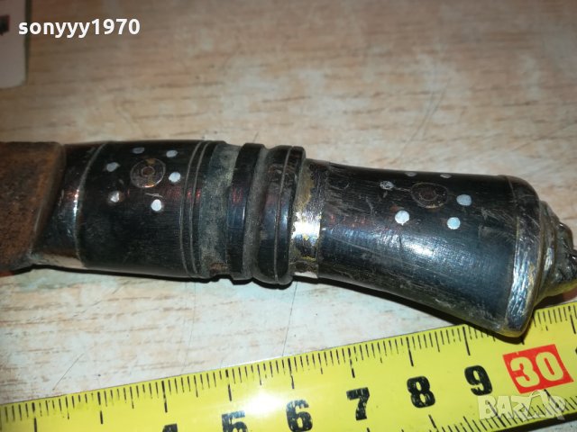 КУКРИ-СТАР КРИВ РЕТРО НОЖ С НОЖНИЦА, снимка 8 - Колекции - 30311835