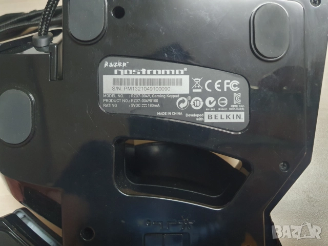 Gamepad Razer Nostromo, снимка 5 - Клавиатури и мишки - 52633661