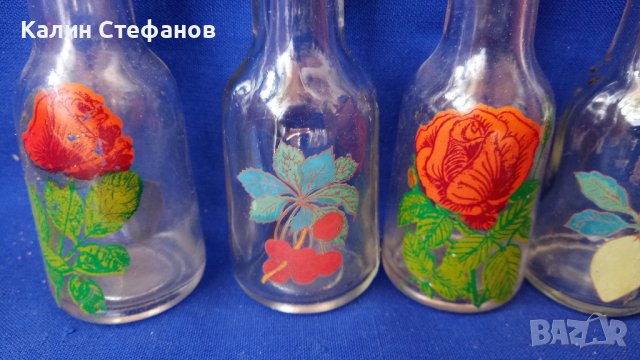 Стари юзчета с цветя 50 мл – 6 бр, снимка 3 - Колекции - 42906157