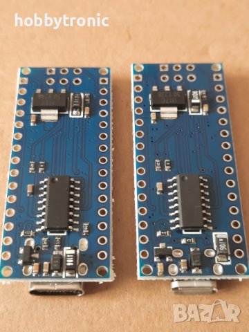 Arduino Nano V3 ATMEGA328P с незапоени рейки , снимка 2 - Друга електроника - 38454369