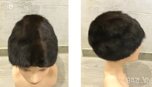 НОРКА естествен косъм дамска шапка