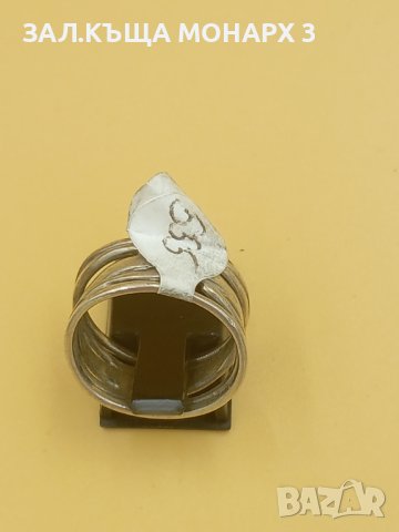 Сребърен пръстен, снимка 1 - Пръстени - 43479950