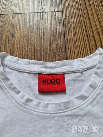 Страхотна мъжка тениска HUGO BOSS размер L , снимка 5 - Тениски - 50529516