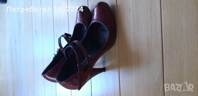 Обувки в цвят бордо, снимка 2 - Дамски елегантни обувки - 29422652