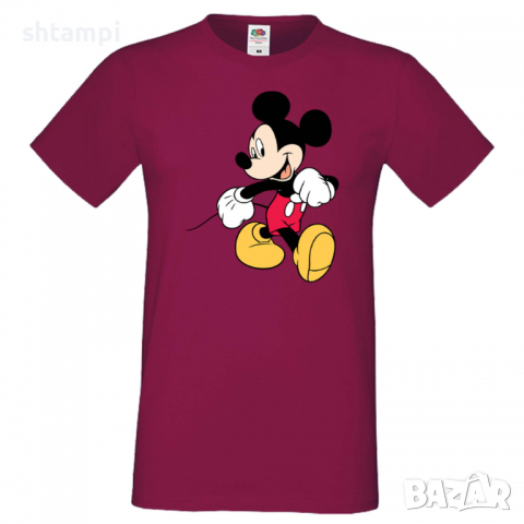 Мъжка тениска Mickey Mouse 6 Подарък,Изненада,Рожден ден, снимка 3 - Тениски - 36576456