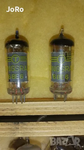 Двойка радиолампи 6ВЕ6 Heptode Tungsram 