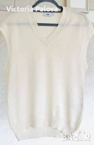 Скъп красив кашмирен пуловер без ръкави CLOSED, снимка 2 - Корсети, бюстиета, топове - 53343736