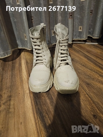 Два чифта детски кожени боти , снимка 2 - Детски боти и ботуши - 51924473