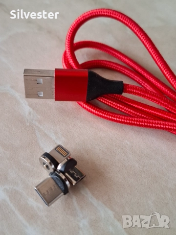 USB магнитни кабели за зареждане на телефон, 1 и 3м., снимка 10 - USB кабели - 47207940