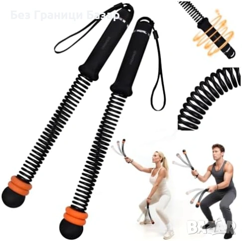 Нови Безкабелни фитнес въжета с тежести за кардио и силова тренировка у дома