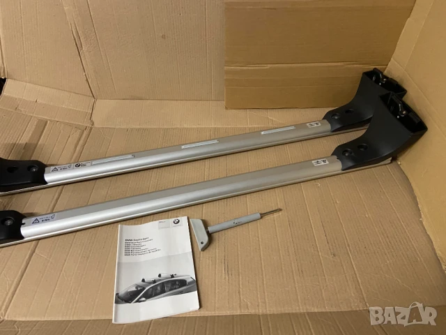 Оригинални релси за BMW 1' E82 Coupe, напречни греди, багажник (БМВ), снимка 8 - Аксесоари и консумативи - 50939688
