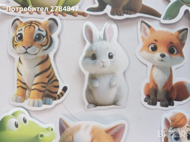 Стикери Сладки животни, снимка 5 - Игри и пъзели - 50476087