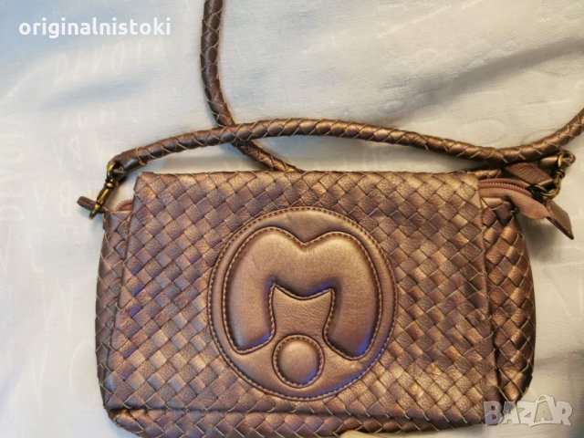 Италианска Естествена кожа маркова чанта, снимка 4 - Чанти - 18597461