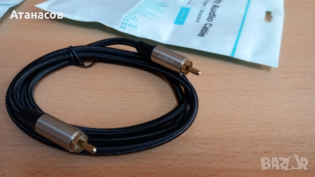 Нови RCA-RCA кабели VIOY подходящи за аудио и видео сигнали 1м.  , снимка 4 - Други - 52842258