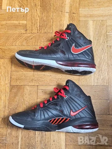 Nike LeBron 8 P.S. 441946-001 черно/червено – номер 41 – много запазени