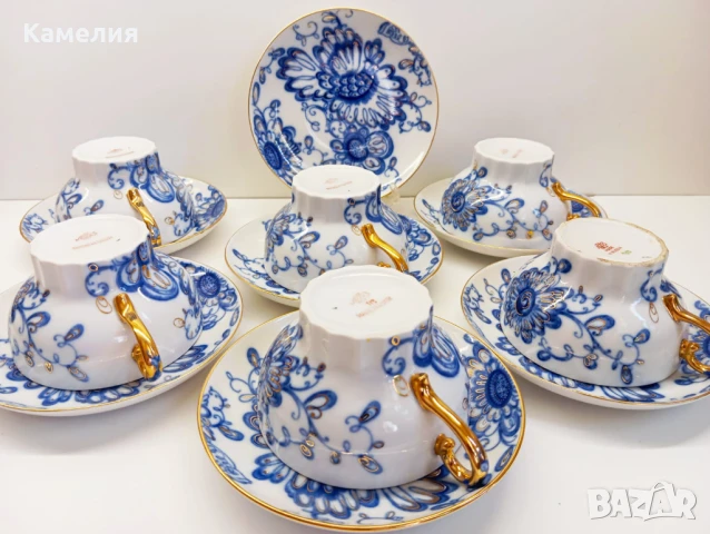 Руски порцелан , снимка 14 - Чаши - 50915390