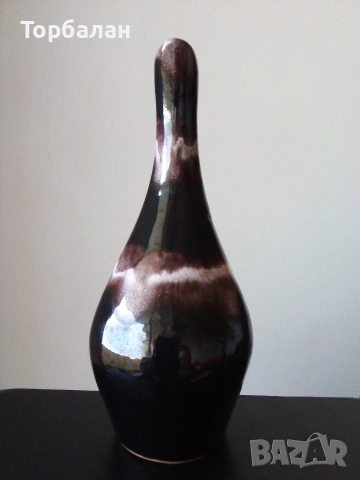 Керамична ваза от соц-а , снимка 8 - Вази - 50841674