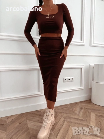 Дамски комплект от две части, 6цвята , снимка 5 - Комплекти - 53129585