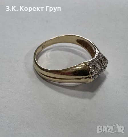 Дамски пръстен 14К 585- 2,87 г, снимка 9 - Пръстени - 55817706