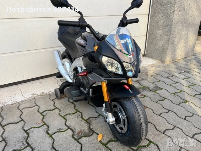 Детски акумулаторен мотор Moni Aprilia , снимка 2 - Детски велосипеди, триколки и коли - 52573224