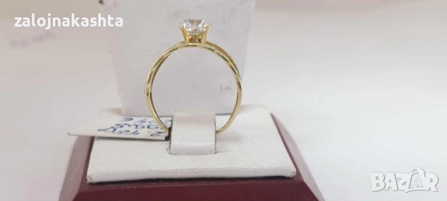 Златен пръстен -2,48гр/14кр, снимка 5 - Пръстени - 52156186