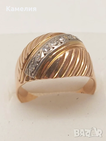 Руско злато , снимка 4 - Пръстени - 53306538