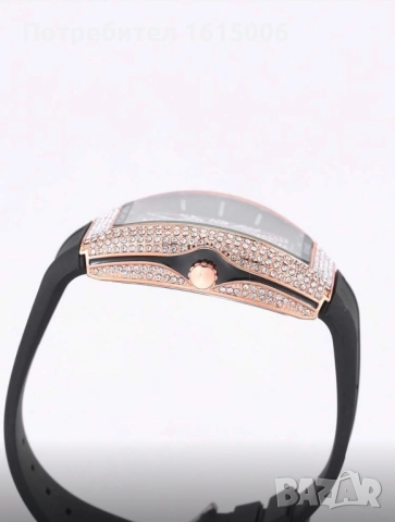 Унисекс Часовник с кристали RichhM, снимка 4 - Дамски - 52527692