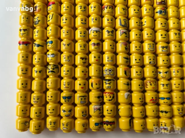 Lego Minifigures глави на фигурки, снимка 4 - Конструктори - 55835295
