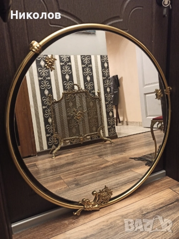 Огледало Art Deco, месинг