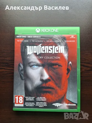 Wolfenstein Alt History Collection (Xbox One, Xbox X) 2 игри в отлично състояние