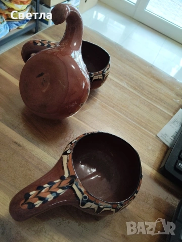 Керамични купички за механа. , снимка 4 - Антикварни и старинни предмети - 53352612